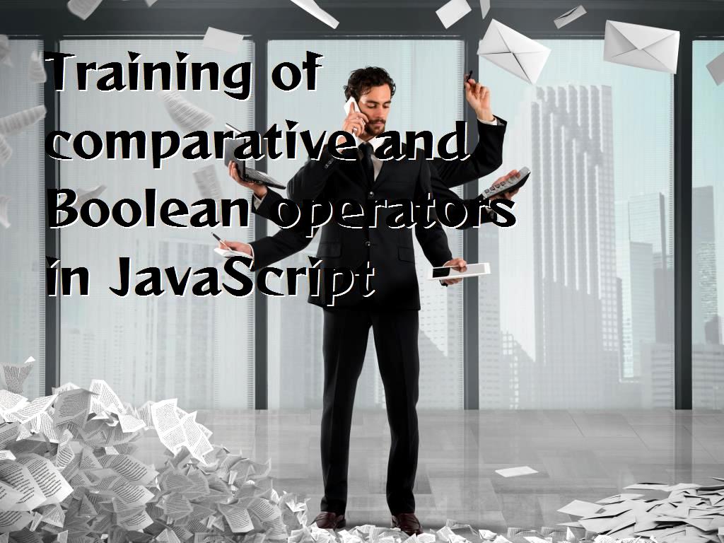 There are various features in JavaScript that can be used to help and provide better results, so in this article we will focus on Training of comparative and Boolean operators. Training of comparative and Boolean