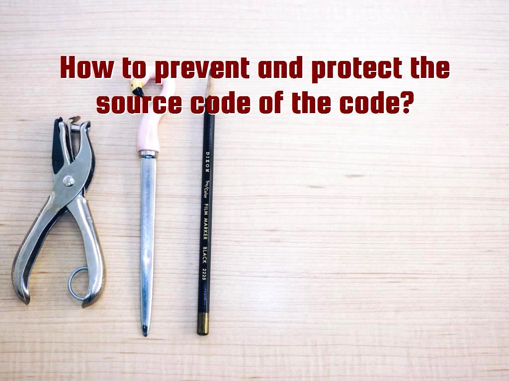 It should be noted that one of the problems that always threatens application developers and their designers, even users, is stealing source code and using them in their applications and projects protect the source