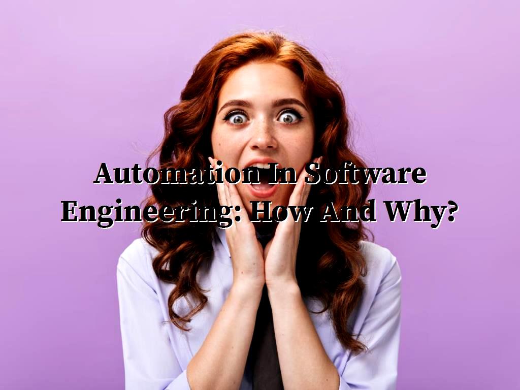 In software development, it is particulary useful to run automated tests during the build process to ensure an application does not have compilation errors and performs its intended function. Automation In Software Engineering